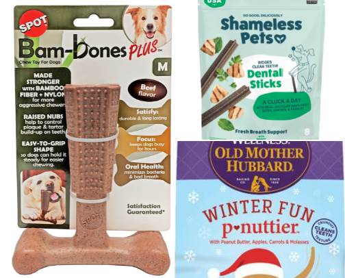 Furry & Bright: Dog Christmas Gifts cover photo collage