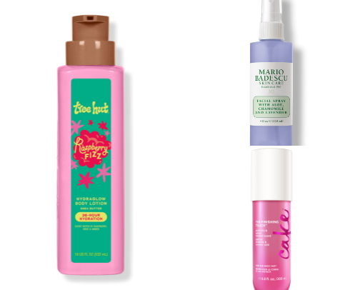 my favorite beauty products 🩷 cover photo collage