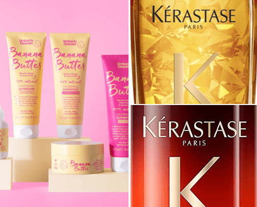 Haircare cover photo collage