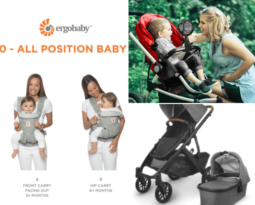 Theme park essentials for newborn/infant cover photo collage