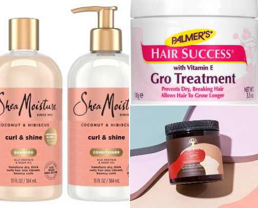 Affordable Holy Grails for Natural Hair🪮✨️🥥 cover photo collage