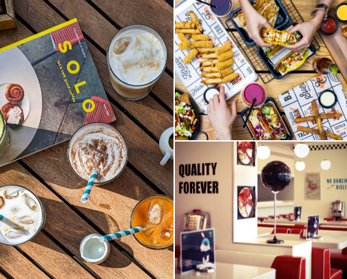 🥗🍕🍦 cover photo collage