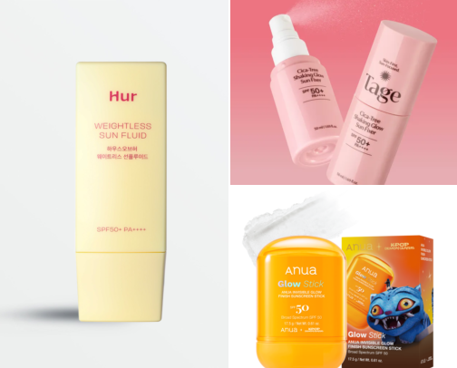 My favourite sunscreens 🧴 cover photo collage