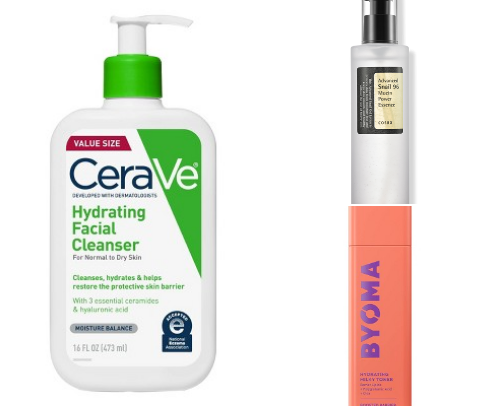 Skin Care Product Recommendations for Dry Skin cover photo collage