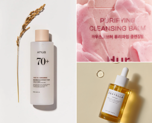 skincare essentials cover photo collage