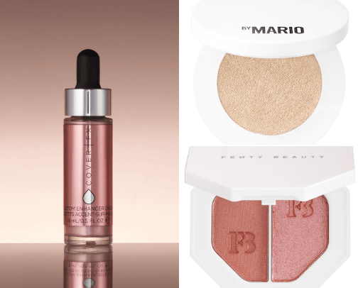 Acne safe highlighter colection cover photo collage