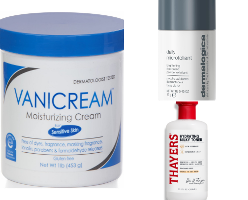 Skin care cover photo collage