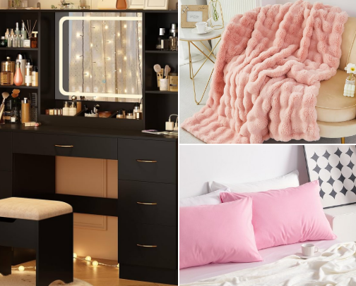 Girly Bedroom Decor cover photo collage