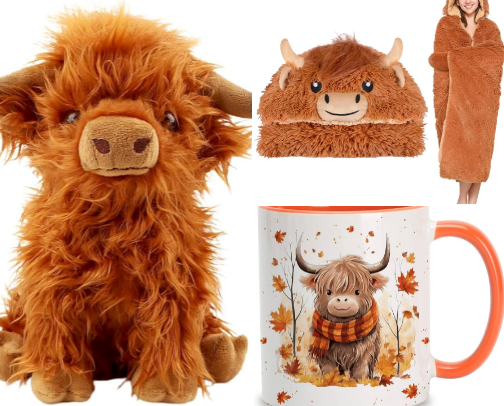 Highland Cows cover photo collage