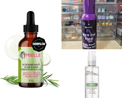 Hair care cover photo collage