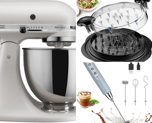Let's cook, kitchen must haves cover photo collage