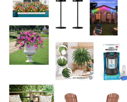 Patio Decor Must Haves cover photo collage