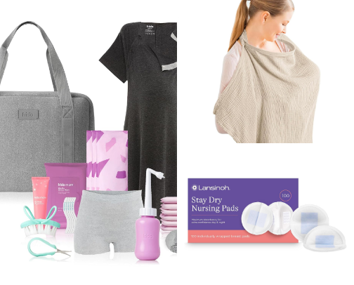 Things I Couldn’t Survive Postpartum Without cover photo collage