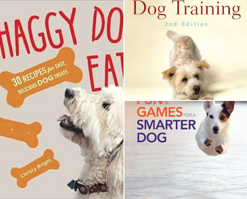 Must-have books for dog parents cover photo collage