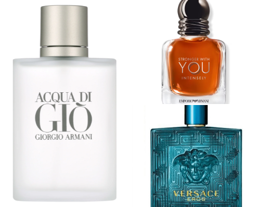 Fragrances For Him cover photo collage