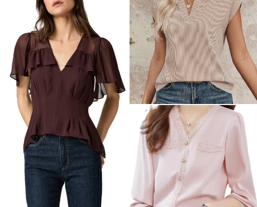 Ladies Blouses cover photo collage