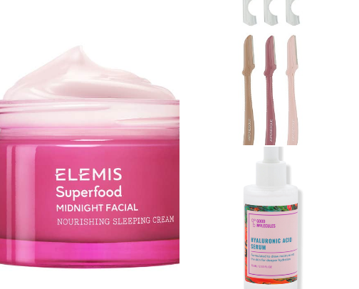 Skin/hair/body products cover photo collage