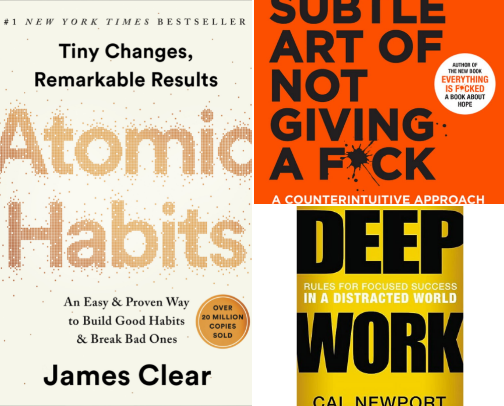 Self-Improvement Books That Actually Help cover photo collage