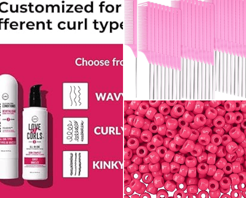 What you will find in my haircare closet! cover photo collage