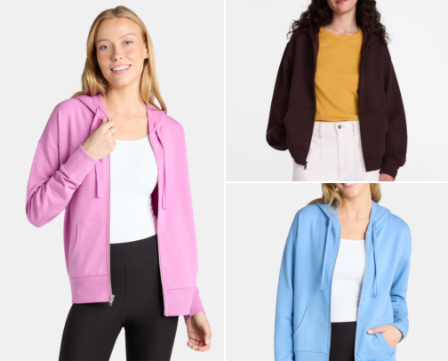Top 10 Women's Fleece Hoodie Jackets cover photo collage
