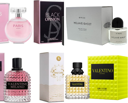 Luxury Perfume cover photo collage