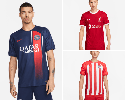 Nike Football 2023/24 Season cover photo collage
