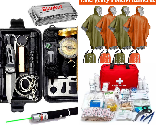 Survival kit cover photo collage