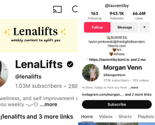 🌟Creators that inspire me💗 cover photo collage