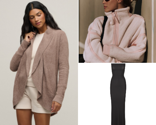 cozy scarves & coats your late-night routine has been begging for 🧣🕯️ cover photo collage