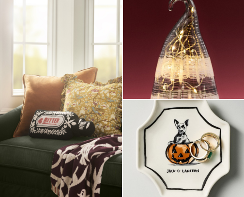 Halloween, But Make It Cute: 15 Home Decor & Hosting Finds cover photo collage