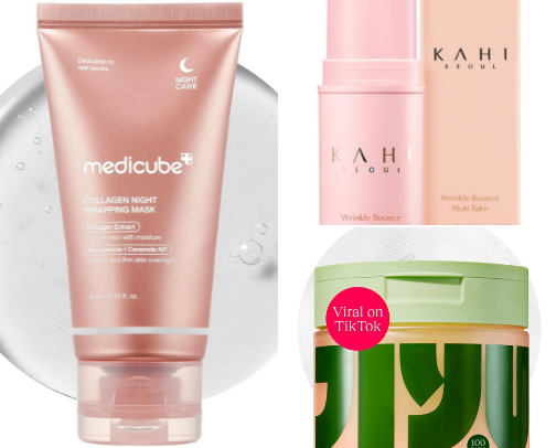 Korean skin care cover photo collage