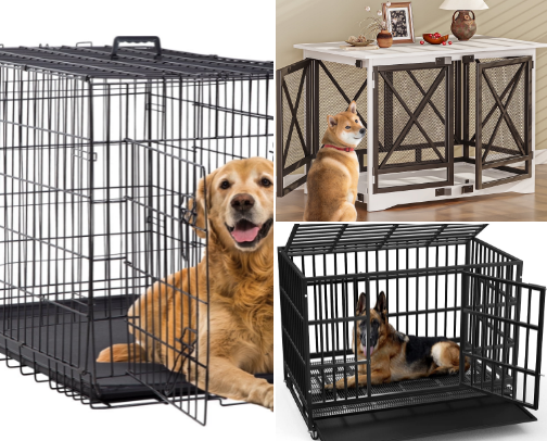 Pet cage essentials cover photo collage