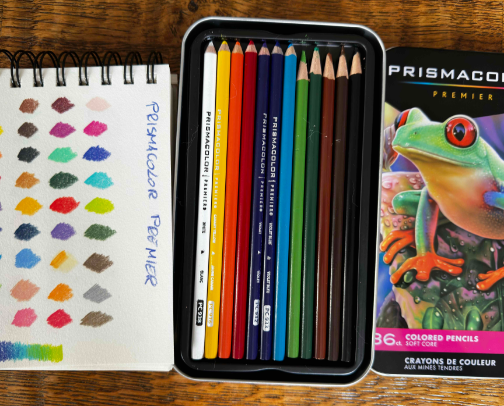 Coloring supplies and recommendations cover photo collage