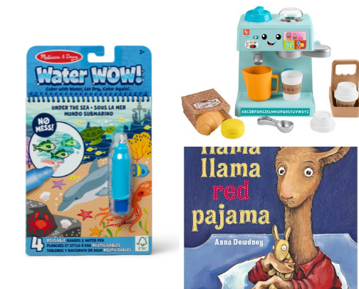 my kid’s favorite toys / books cover photo collage