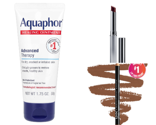 Lip products cover photo collage