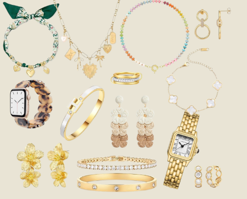 Jewelry - Luxe for less on Amazon cover photo collage