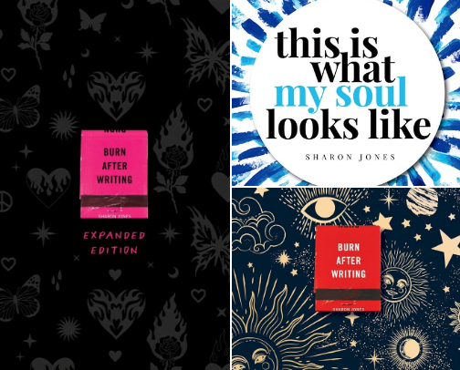 Burn It Down to Begin Again: Journaling Gifts for Rage, Release & Rebirth (All Under $30) cover photo collage