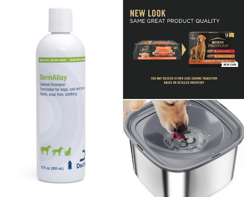 Vet recommended pet products! cover photo collage