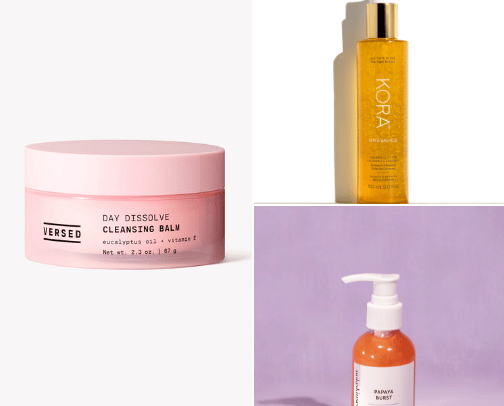skincare cover photo collage
