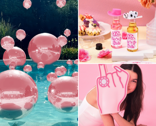 Bachelorette Party Essentials 🤍🥂🍾 cover photo collage
