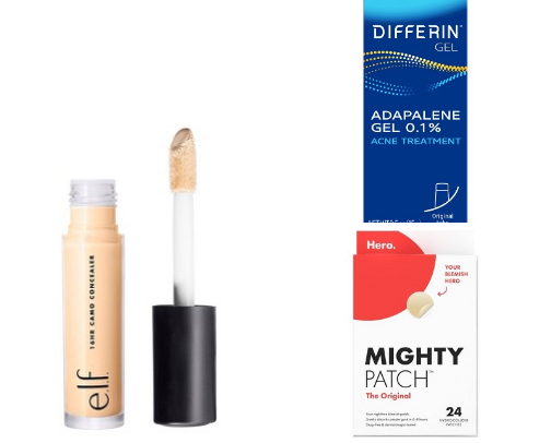 Basic makeup/skincare cover photo collage