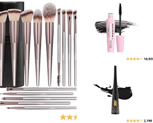 Beginner Makeup Finds cover photo collage