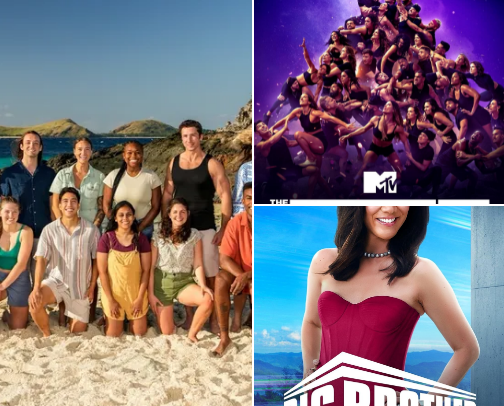 Reality tv GOLD cover photo collage