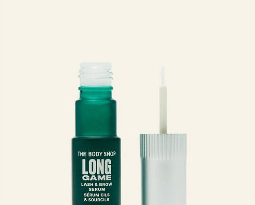 lash/brow serum cover photo collage