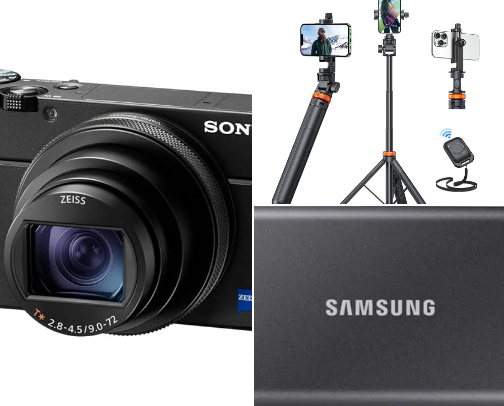 inside my Tech/ Filming bag, are these babies cover photo collage