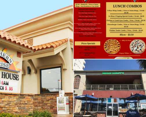 Best places to eat at in Myrtle Beach, SC cover photo collage