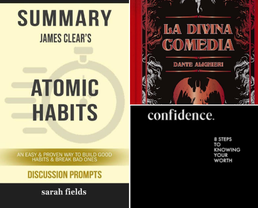 The Ultimate Book List cover photo collage