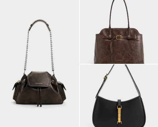 Designer dupes from Charles & Keith cover photo collage