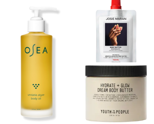 Amazing Body products for smooth beautiful skin cover photo collage