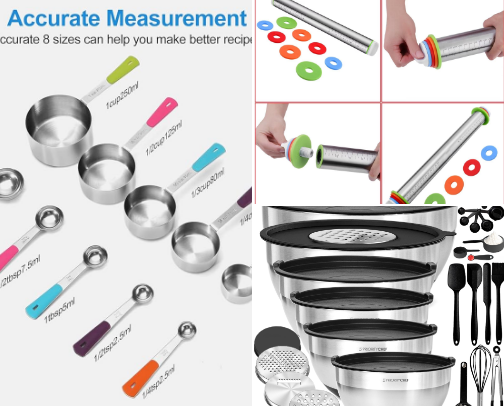 "Baking Like a Pro: Essentials for Sweet Success" cover photo collage